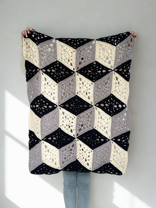 Geometric Blanket Crochet Pattern