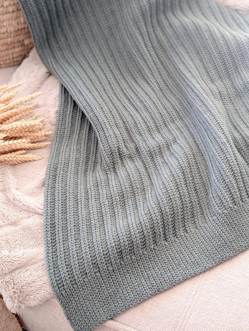 Luxe Rib Blanket Crochet Pattern