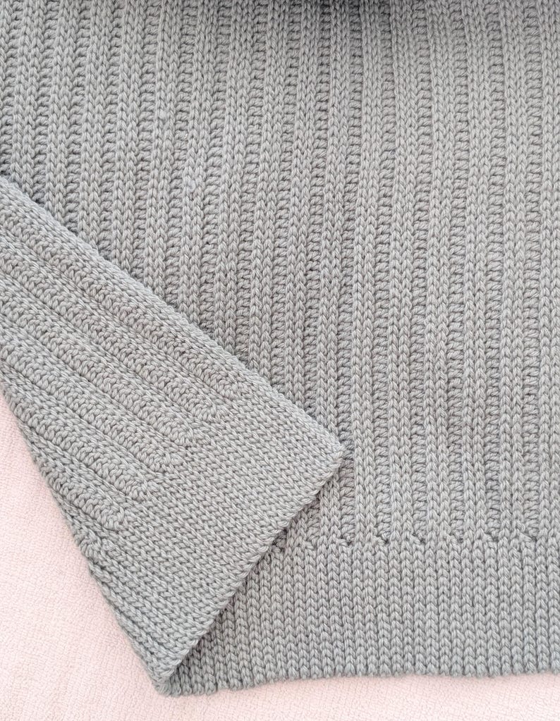 Luxe Rib Blanket Crochet Pattern