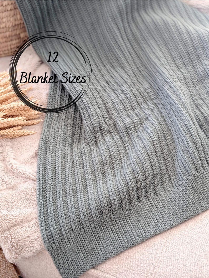 Luxe Rib Blanket Crochet Pattern