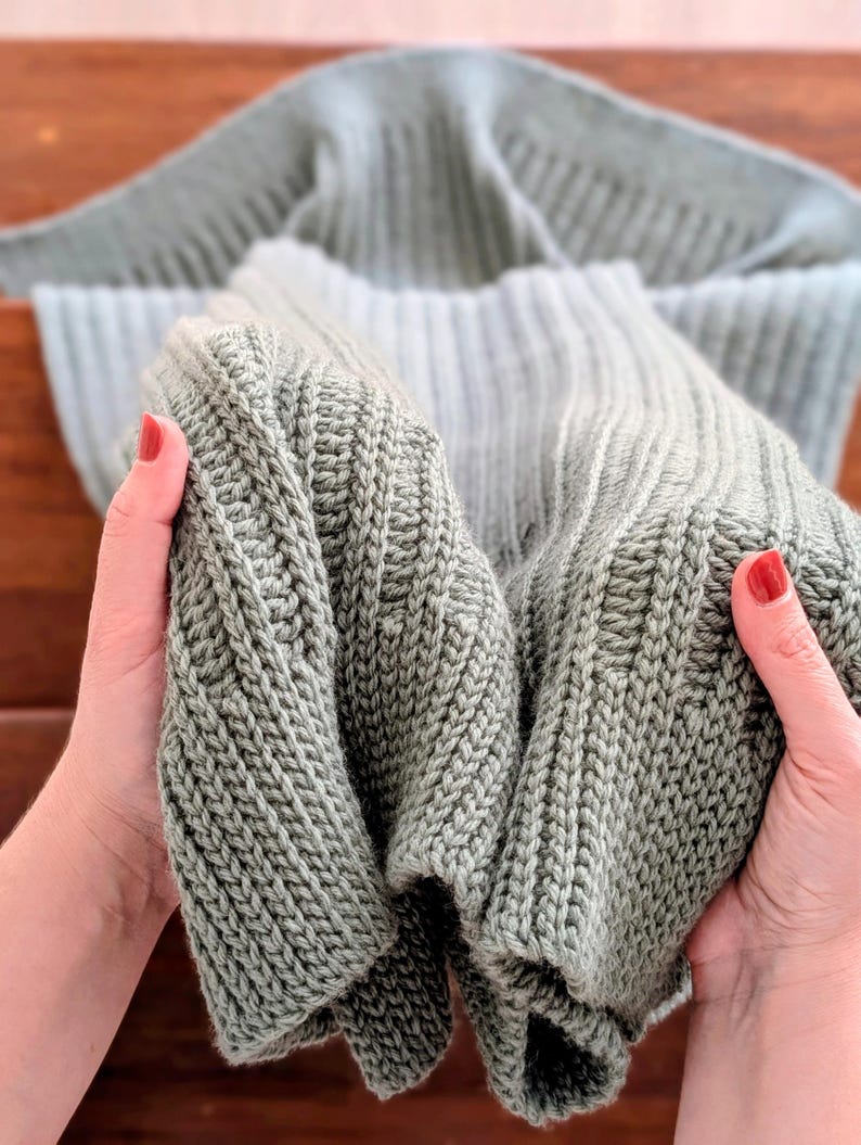 Luxe Rib Blanket Crochet Pattern