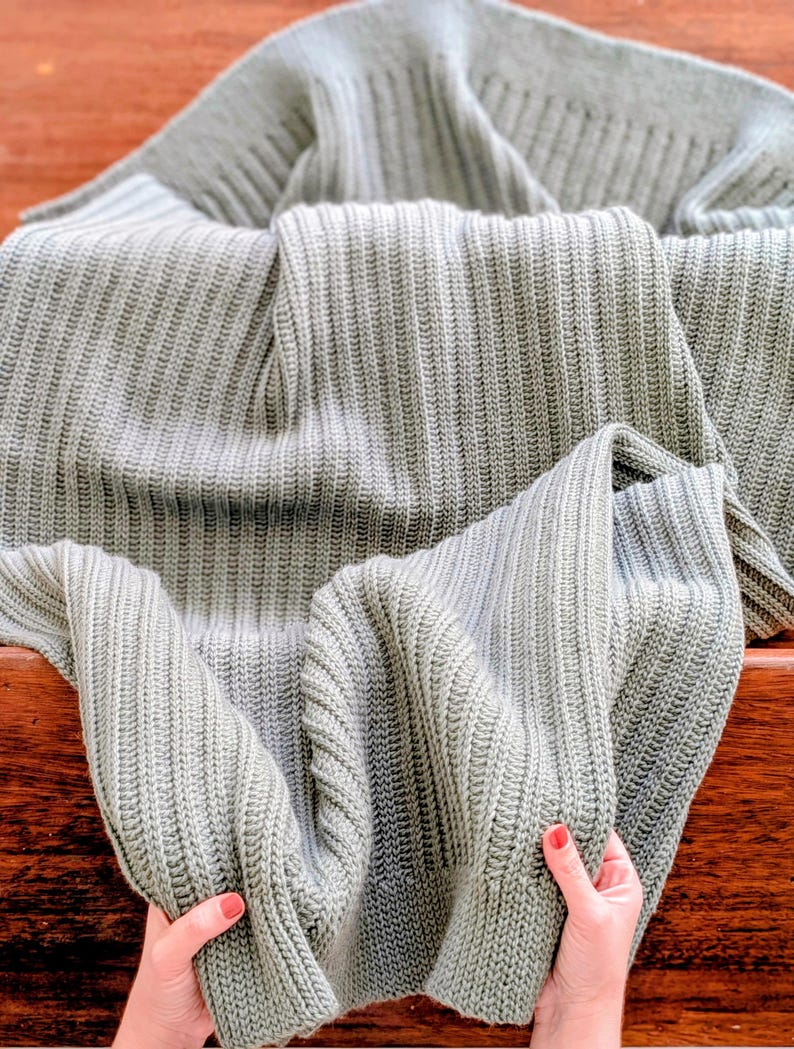 Luxe Rib Blanket Crochet Pattern