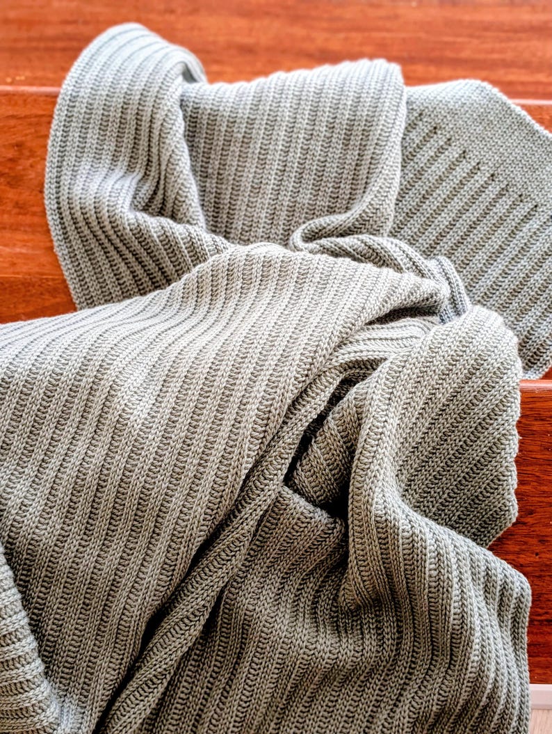 Luxe Rib Blanket Crochet Pattern