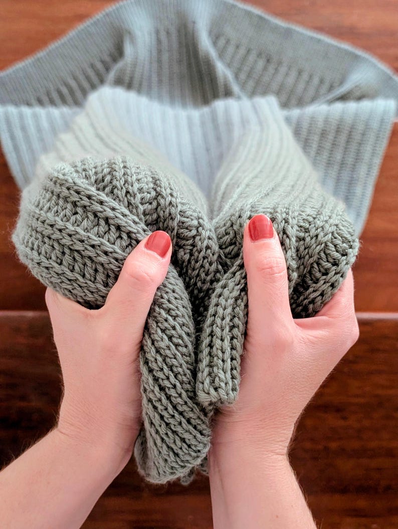 Luxe Rib Blanket Crochet Pattern