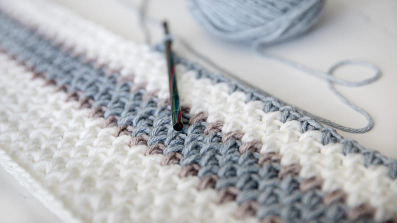 Cloudy Coast Blanket Crochet Pattern