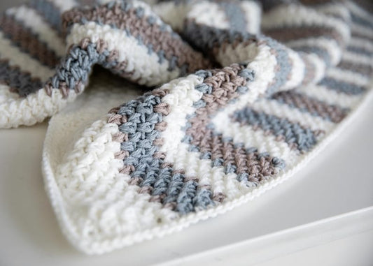 Cloudy Coast Blanket Crochet Pattern