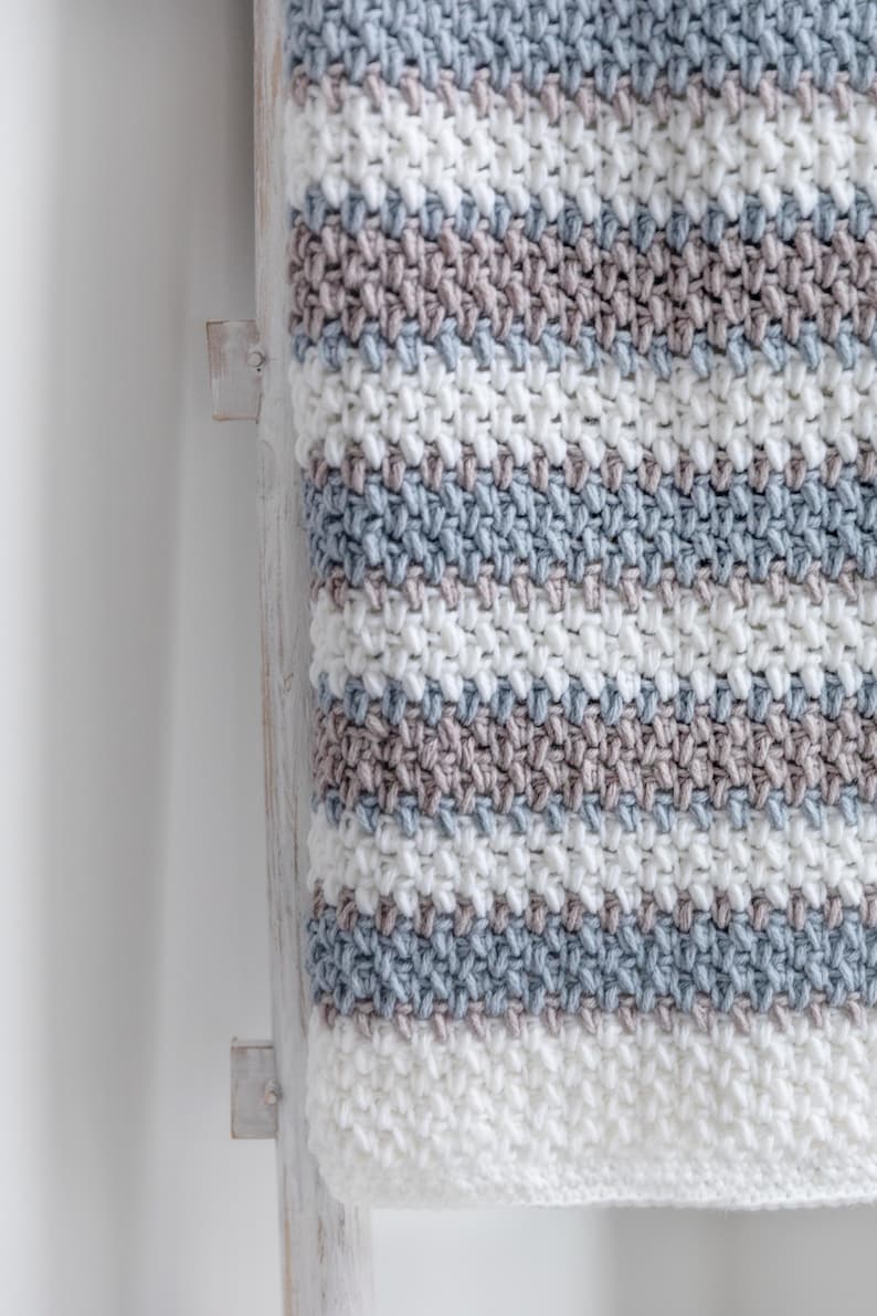 Cloudy Coast Blanket Crochet Pattern