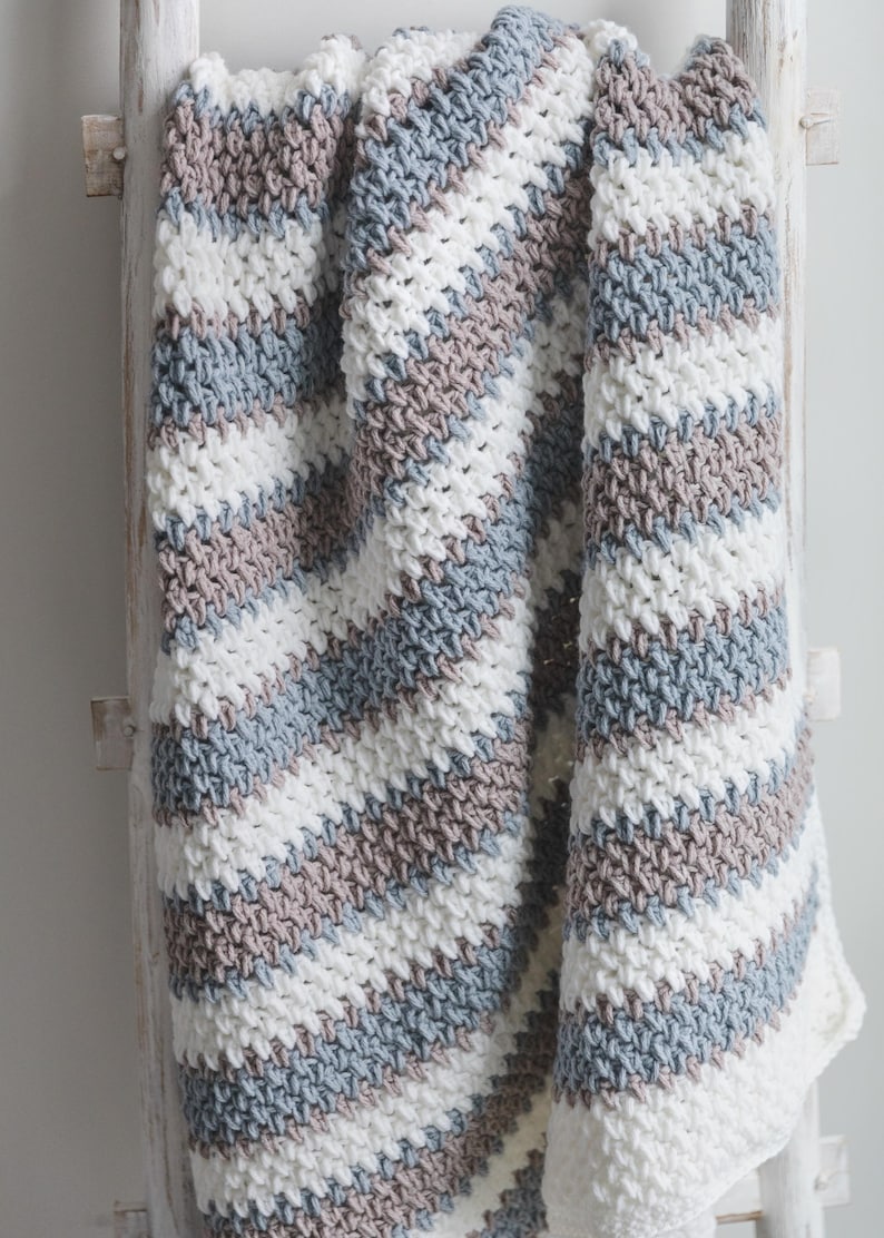 Cloudy Coast Blanket Crochet Pattern