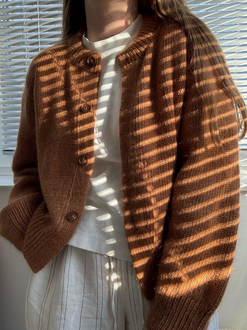 Gentle Cardigan Knitting Pattern