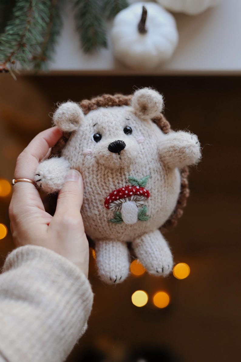 Woodland Hedgehog Knitting Pattern