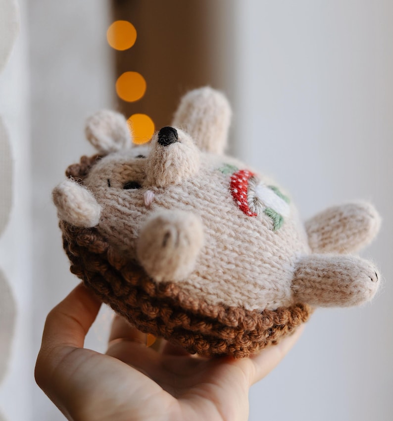 Woodland Hedgehog Knitting Pattern