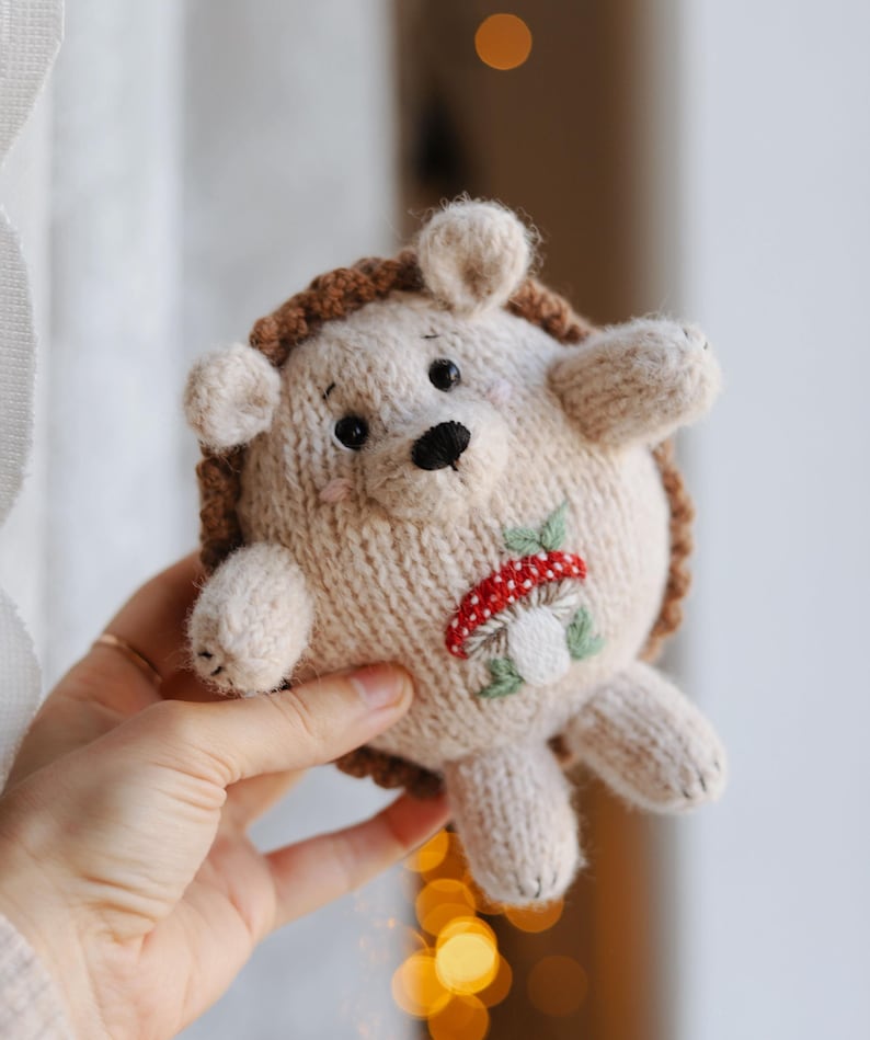 Woodland Hedgehog Knitting Pattern