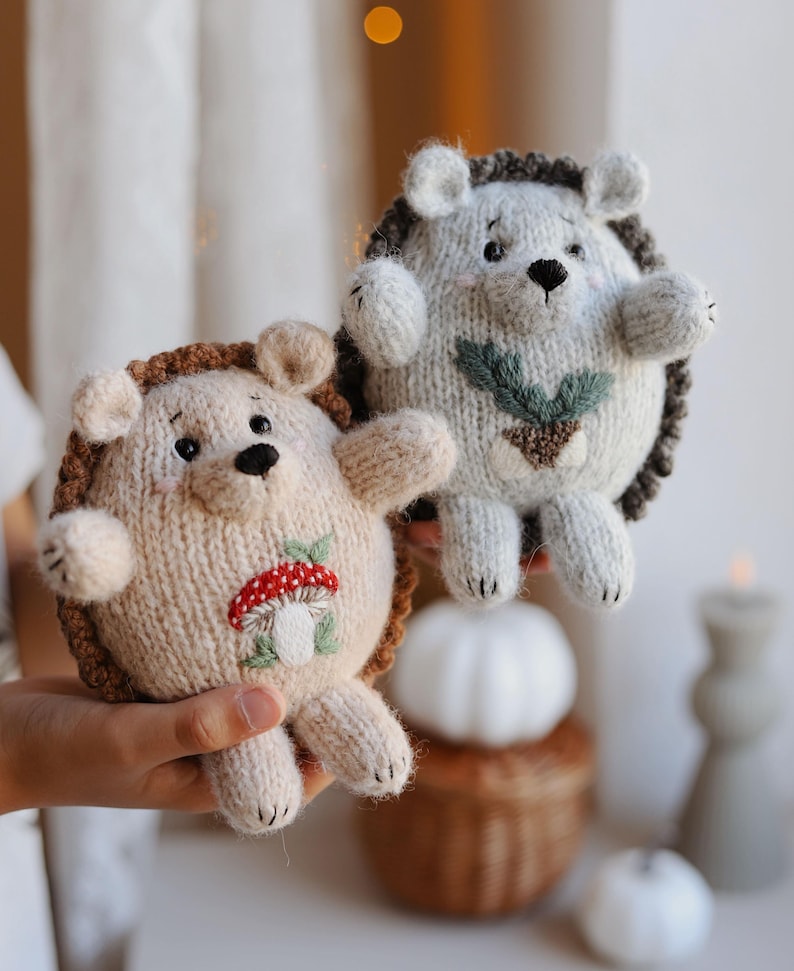 Woodland Hedgehog Knitting Pattern