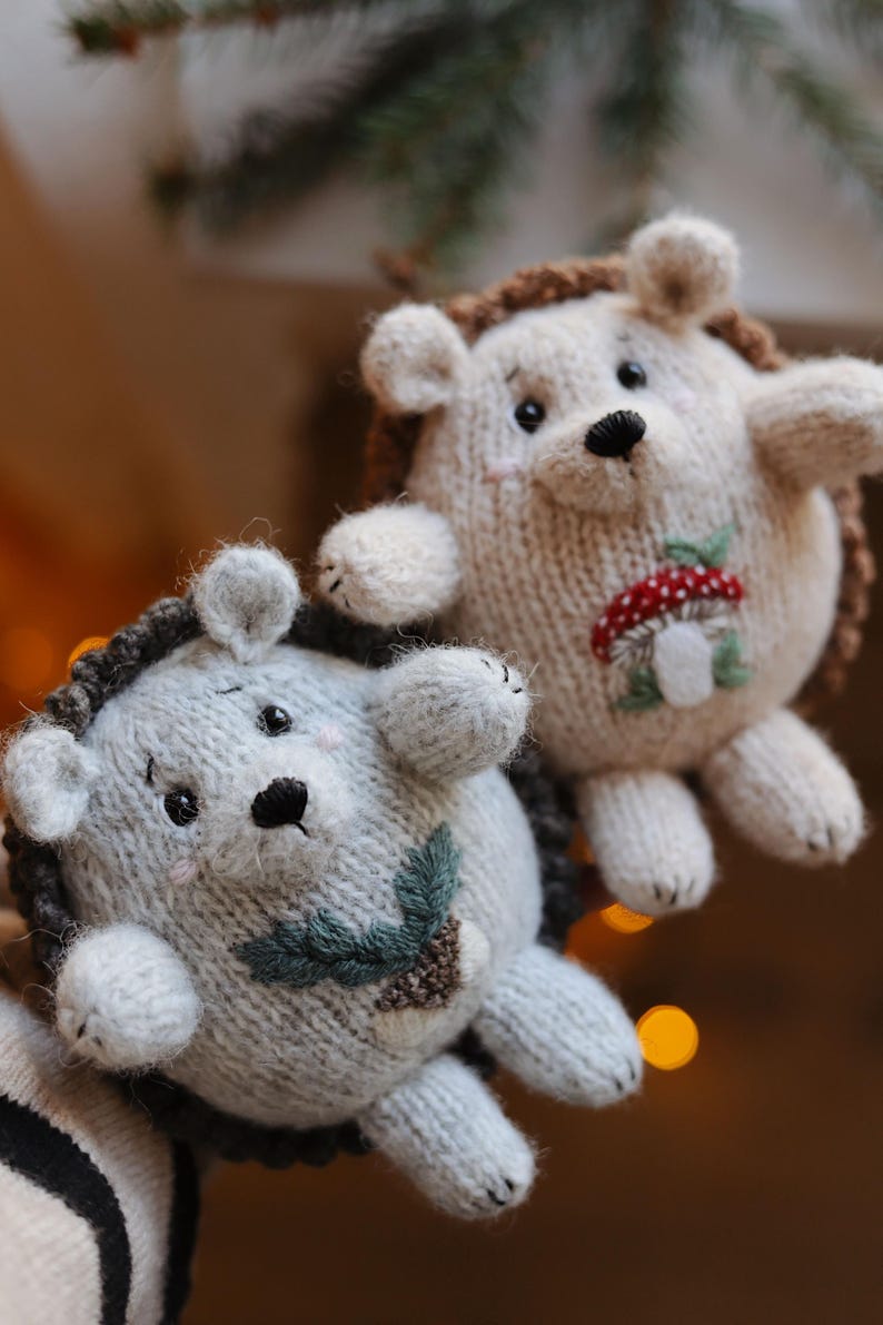 Woodland Hedgehog Knitting Pattern