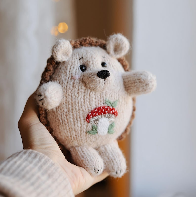 Woodland Hedgehog Knitting Pattern