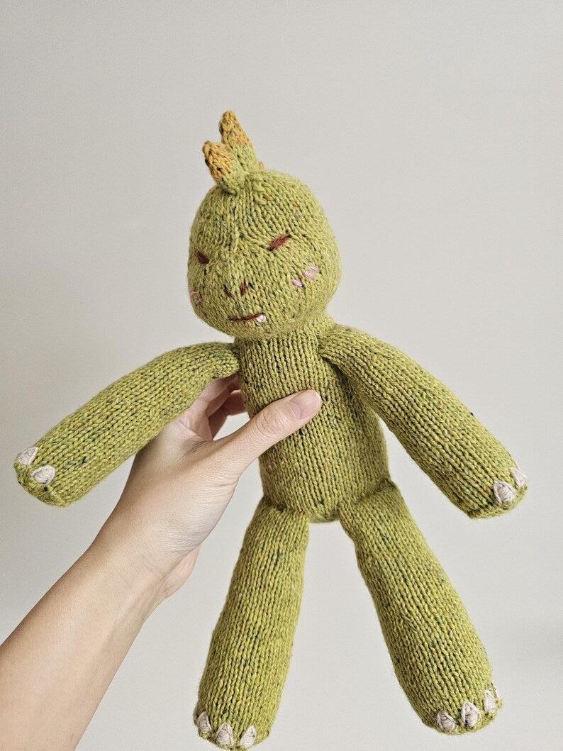 Gentle Dino Knitting Pattern