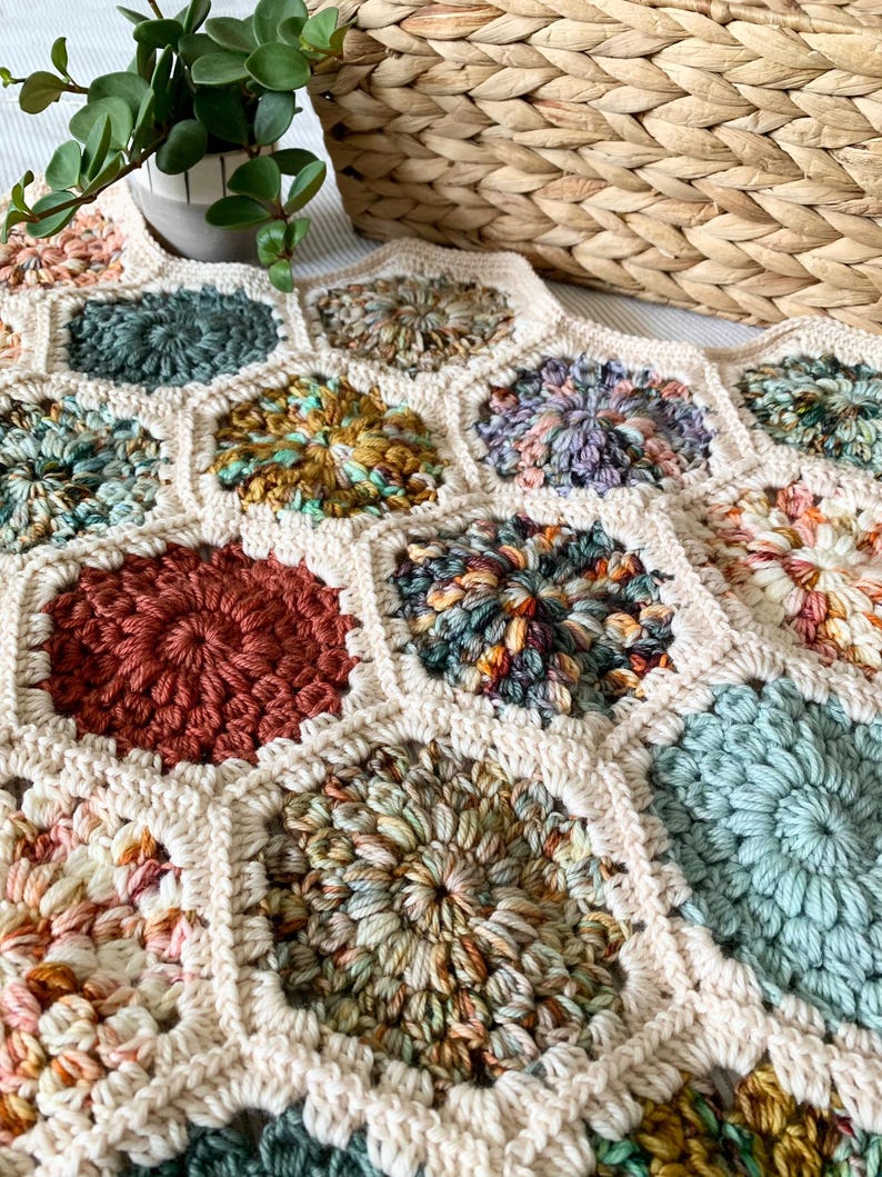 Coastline Blanket Crochet Pattern