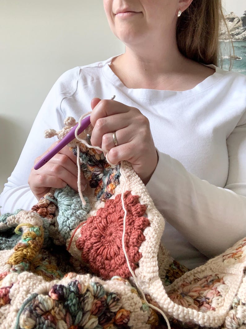 Coastline Blanket Crochet Pattern