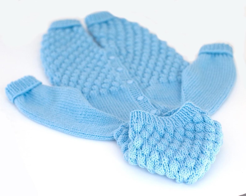 Bubble Baby Jumpsuit Knitting Pattern