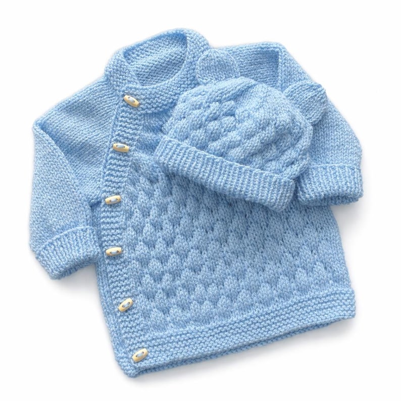 Bubble Cardigan Knitting Pattern