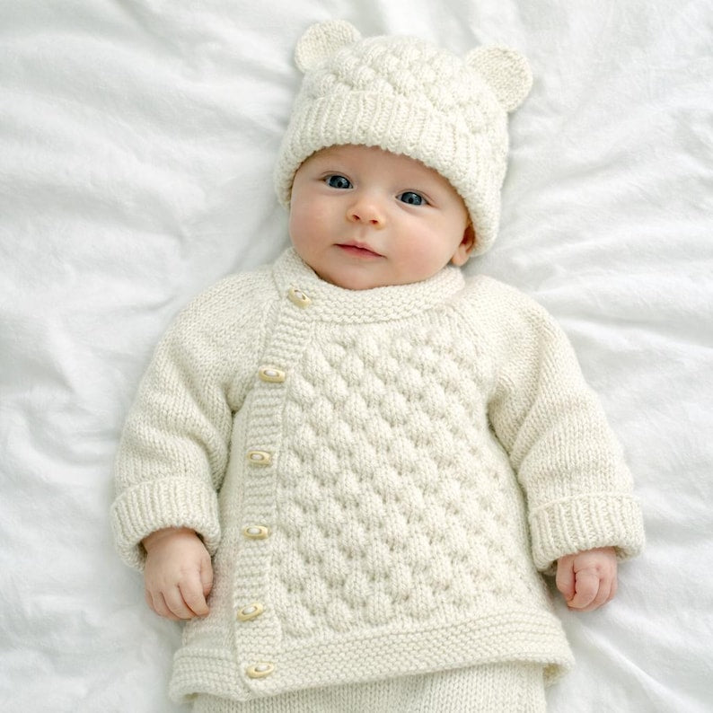 Bubble Cardigan Knitting Pattern