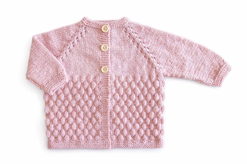 Blush Bear Baby Set Knitting Pattern