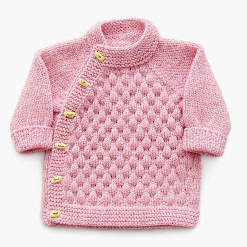 Bubble Cardigan Knitting Pattern