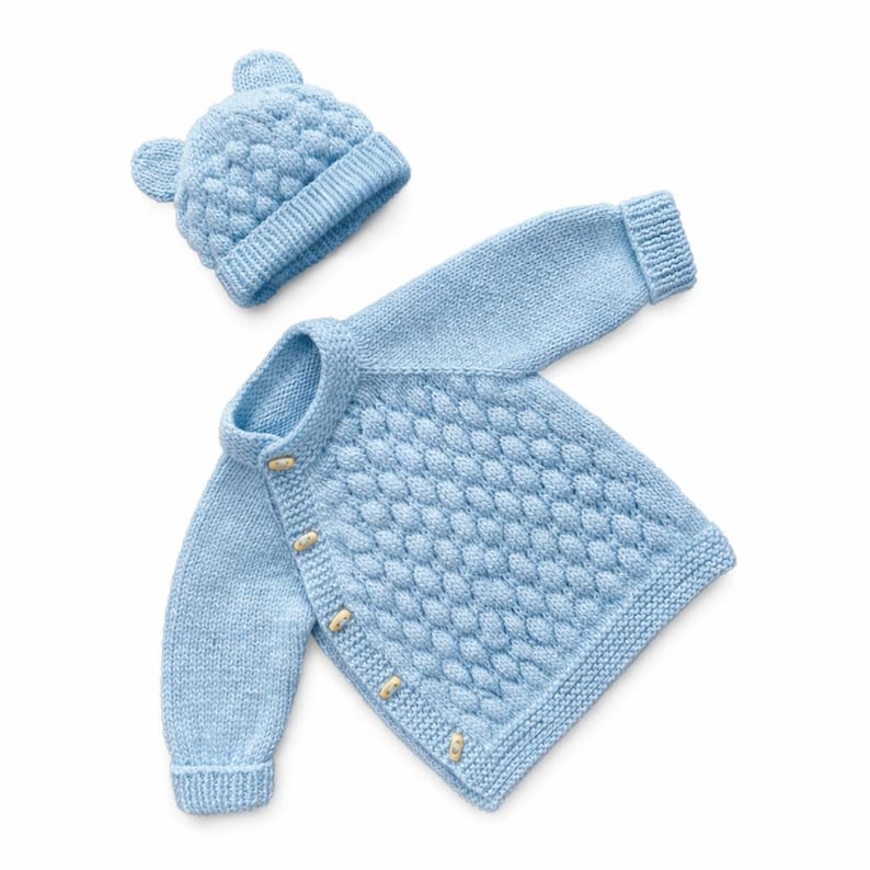 Bubble Cardigan Knitting Pattern