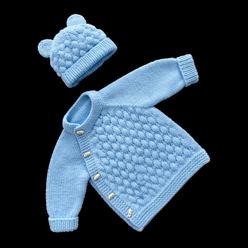 Bubble Cardigan Knitting Pattern
