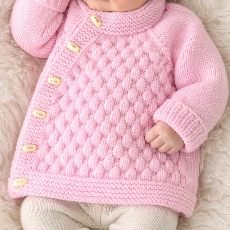 Bubble Cardigan Knitting Pattern