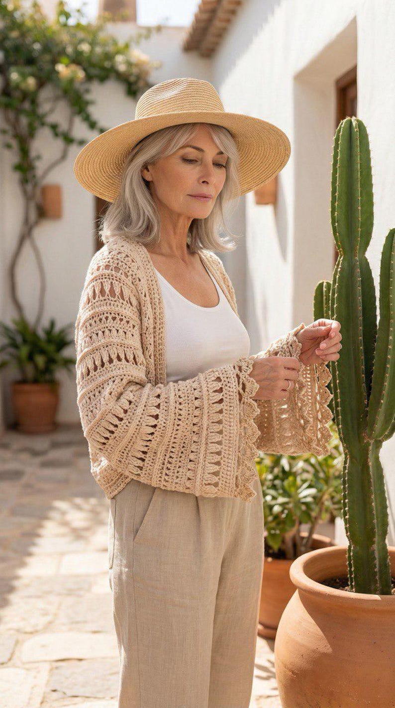 Sunkiss Shrug Crochet Pattern
