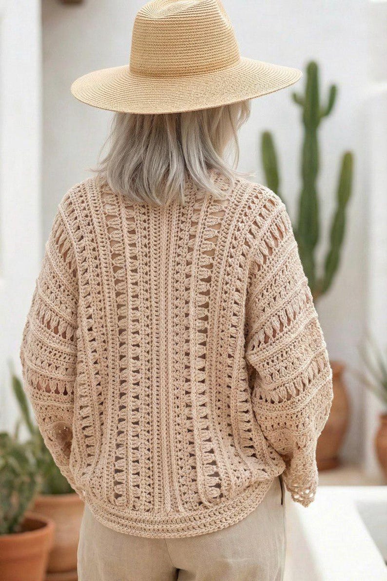 Sunkiss Shrug Crochet Pattern