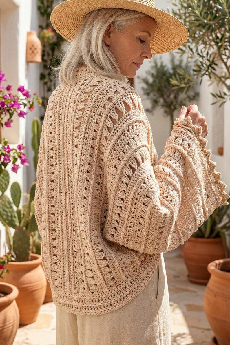 Sunkiss Shrug Crochet Pattern