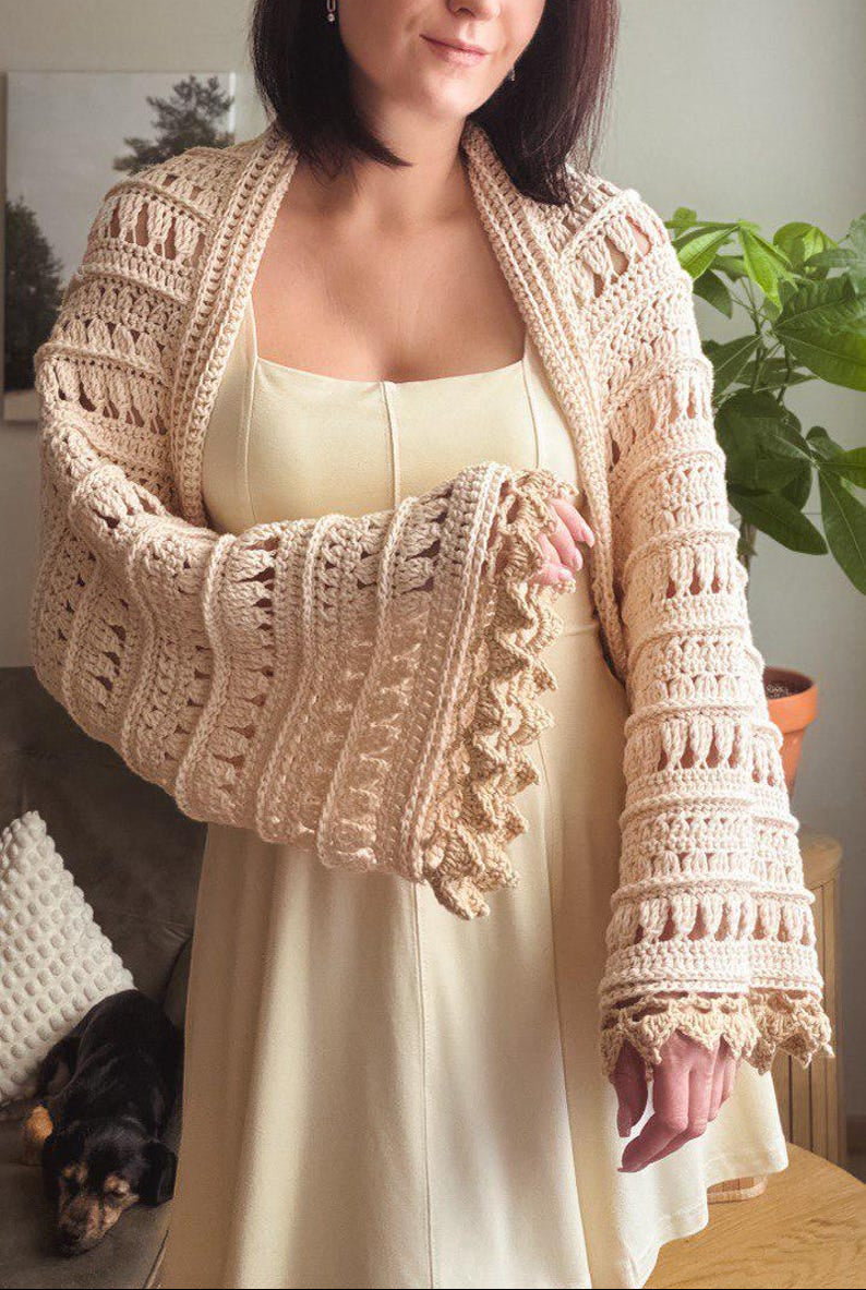 Sunkiss Shrug Crochet Pattern