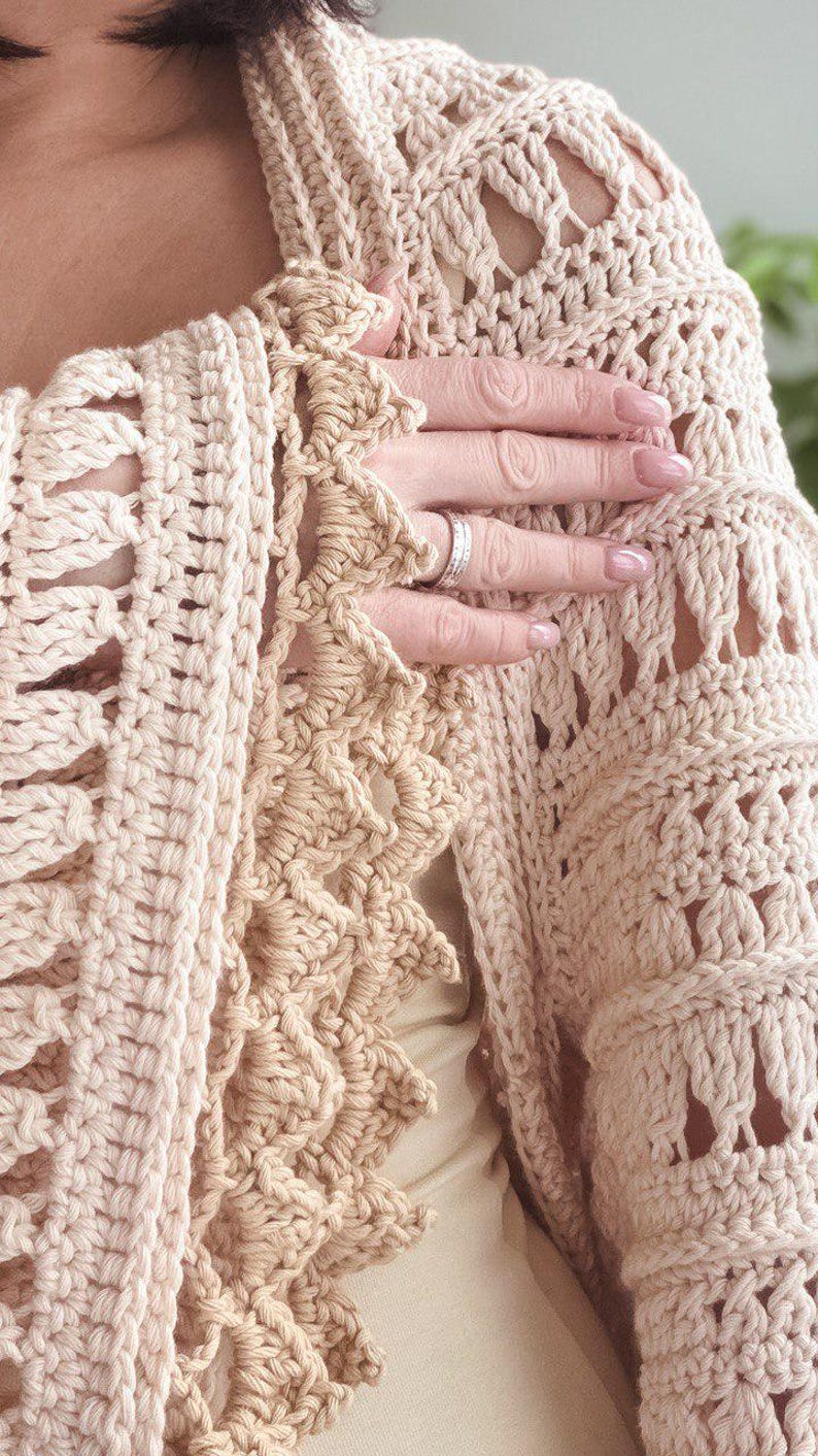 Sunkiss Shrug Crochet Pattern