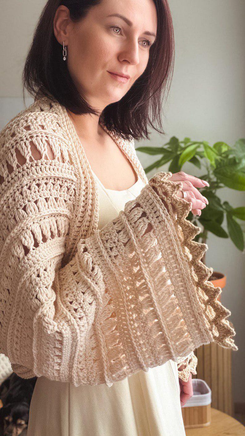 Sunkiss Shrug Crochet Pattern