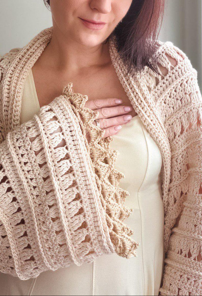 Sunkiss Shrug Crochet Pattern