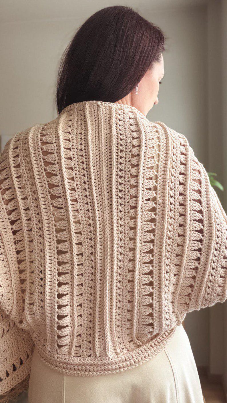 Sunkiss Shrug Crochet Pattern