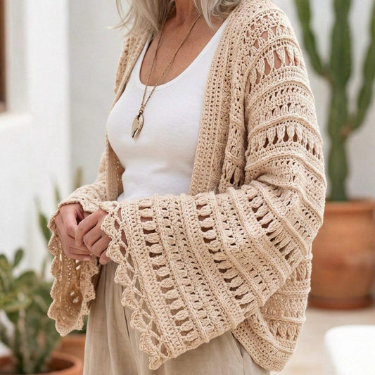Sunkiss Shrug Crochet Pattern