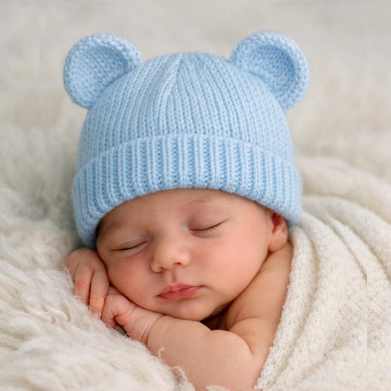 Petal Kiss Baby Set Knitting Pattern