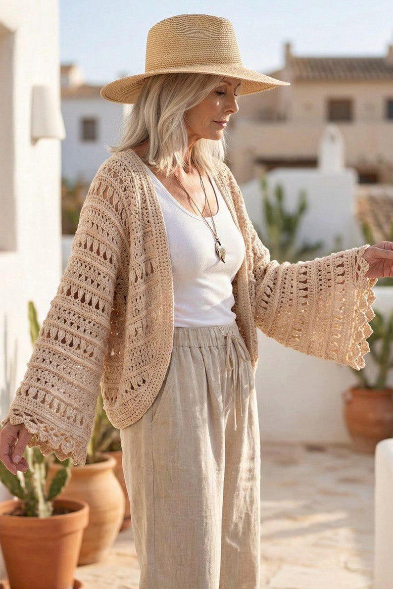 Sunkiss Shrug Crochet Pattern