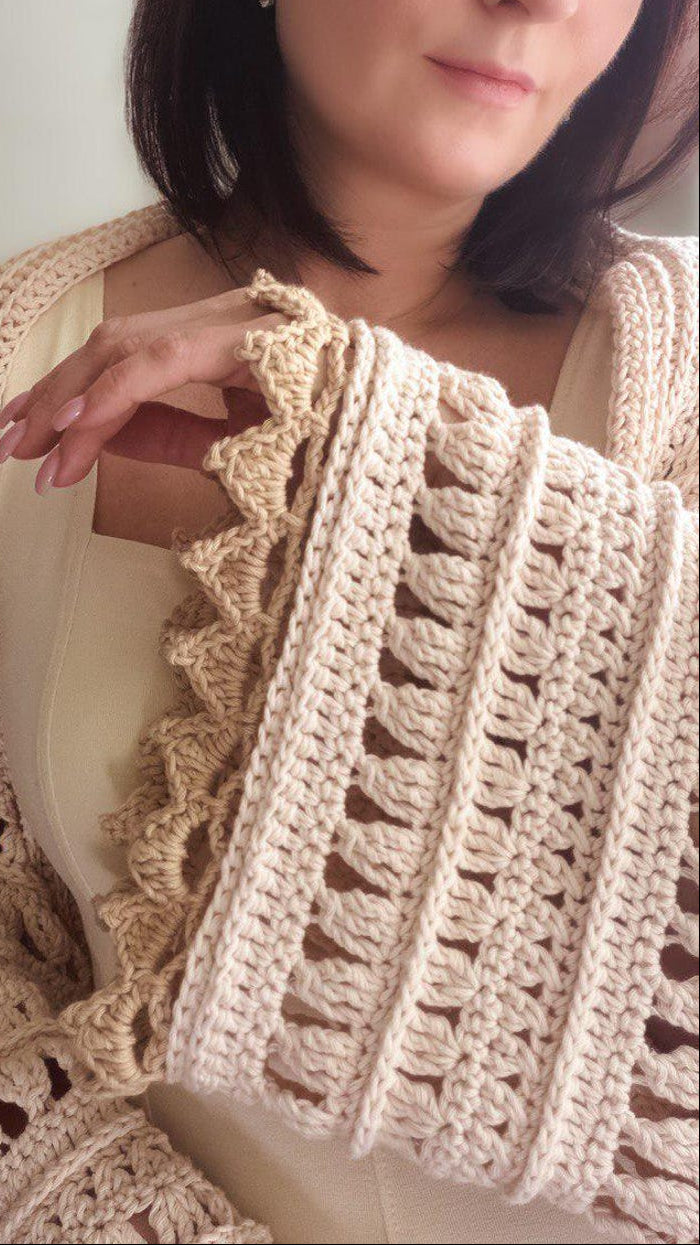 Sunkiss Shrug Crochet Pattern