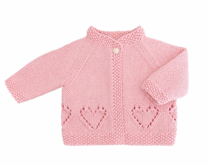 Sweetheart Baby Set Knitting Pattern