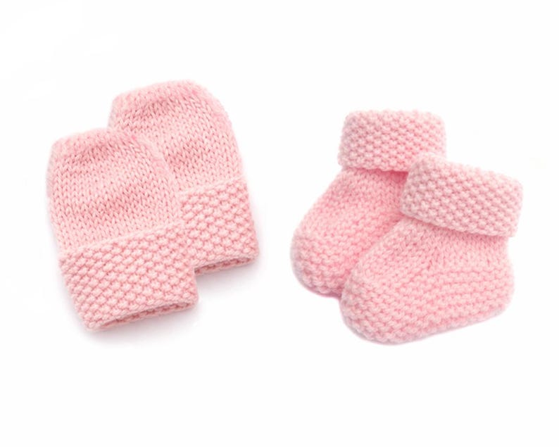 Sweetheart Baby Set Knitting Pattern