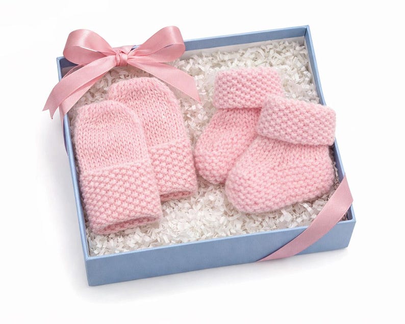 Sweetheart Baby Set Knitting Pattern