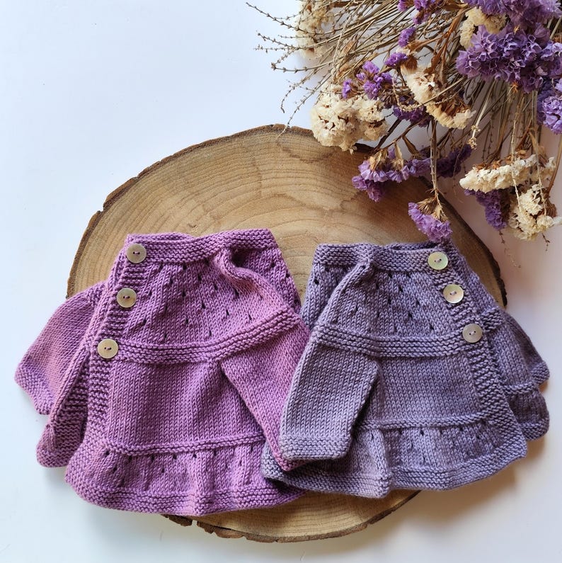 Lily Baby Cardigan Knitting Pattern