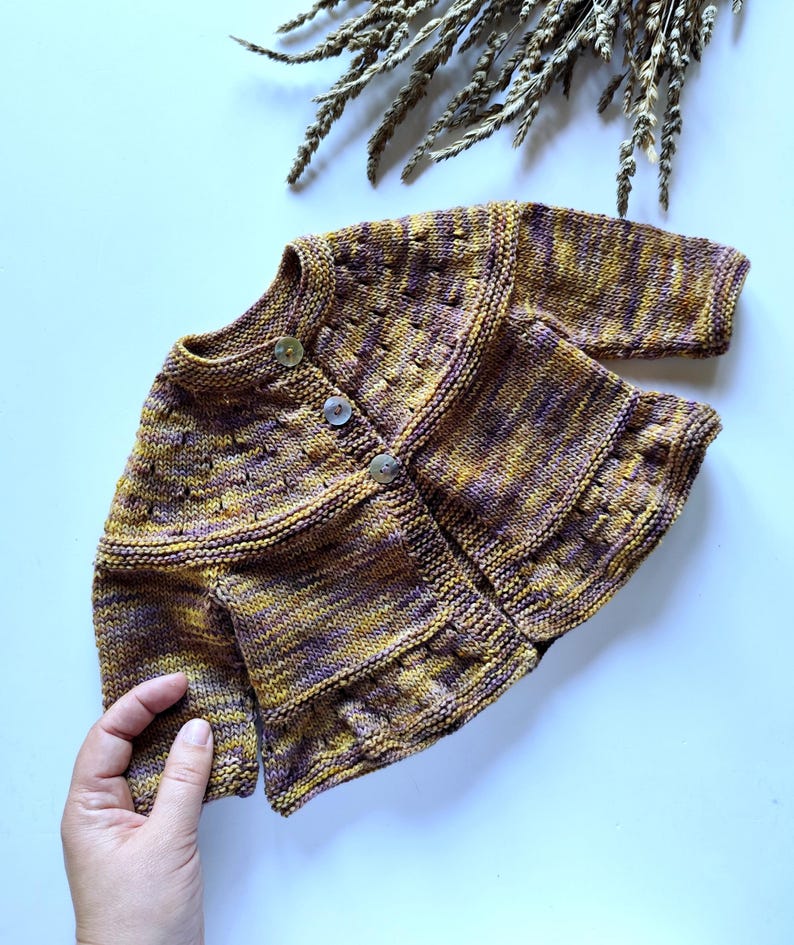 Lily Baby Cardigan Knitting Pattern