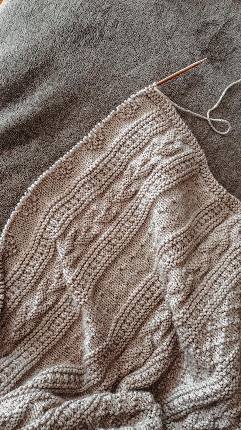 Cobblestone Blanket Knitting Pattern