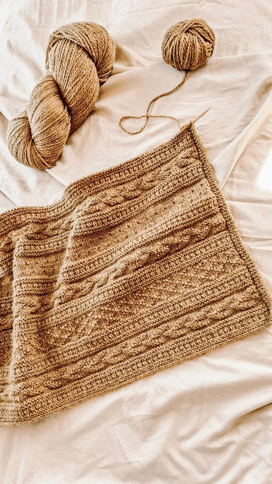 Cobblestone Blanket Knitting Pattern