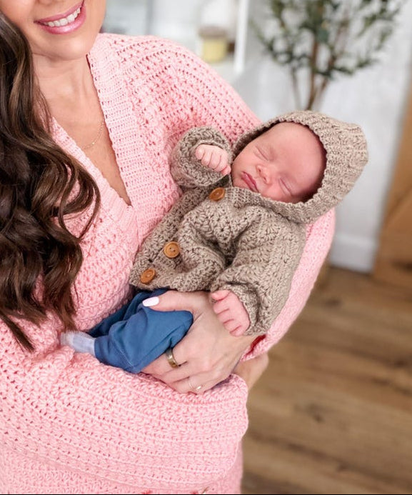 Star Baby Cardigan Crochet Pattern
